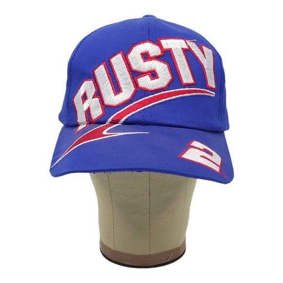 Vintage Hardsport Rusty Wallace NASCAR Snapback Cap Trucker Racing Baseball Hat - Picture 5 of 12